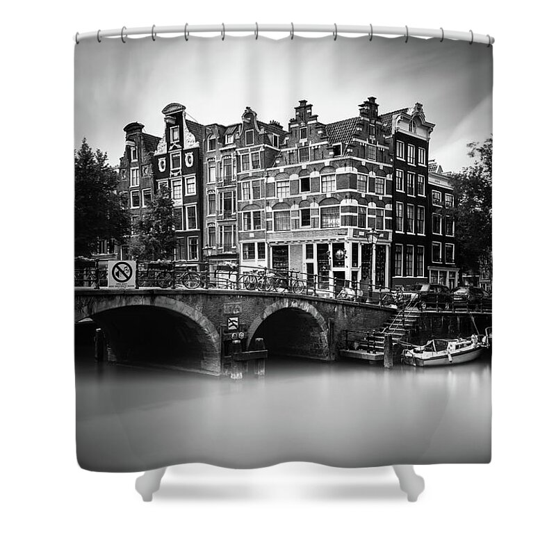 Amsterdam Shower Curtain featuring the photograph Amsterdam, Brouwersgracht by Ivo Kerssemakers