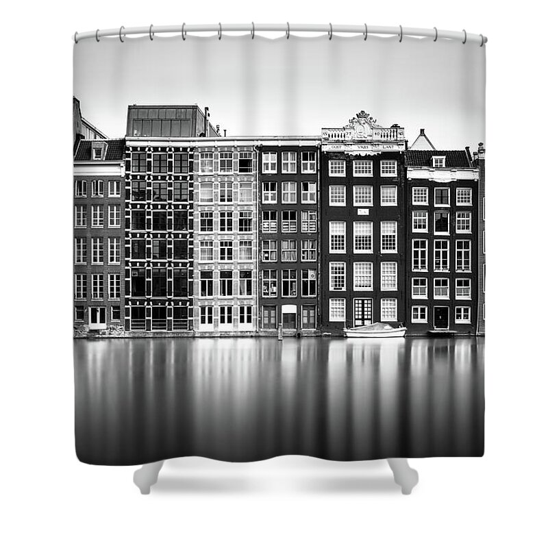 Amterdam Shower Curtain featuring the photograph Amsterdam, Damrak III by Ivo Kerssemakers