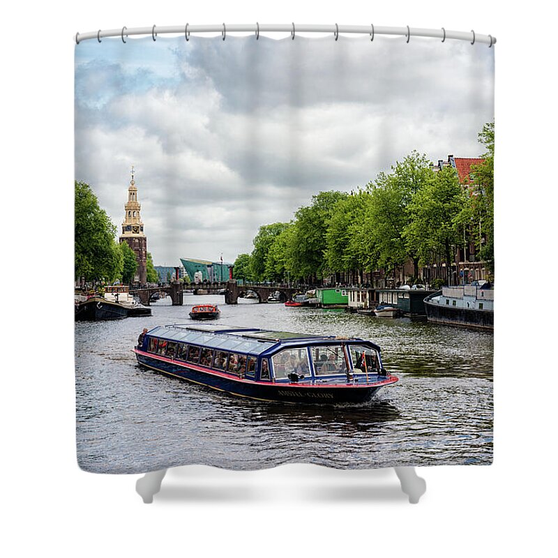 Amsterdm Shower Curtain featuring the photograph Amsterdam, Netherlands by Nir Roitman