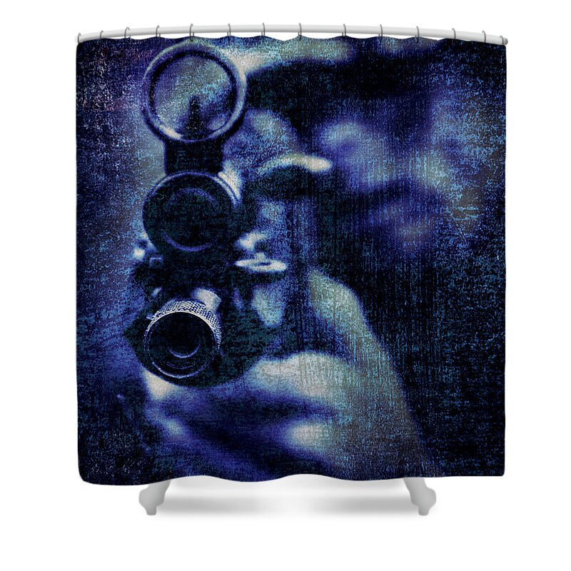 Texture Shower Curtain featuring the photograph An Unknown Warrior by Meirion Matthias
