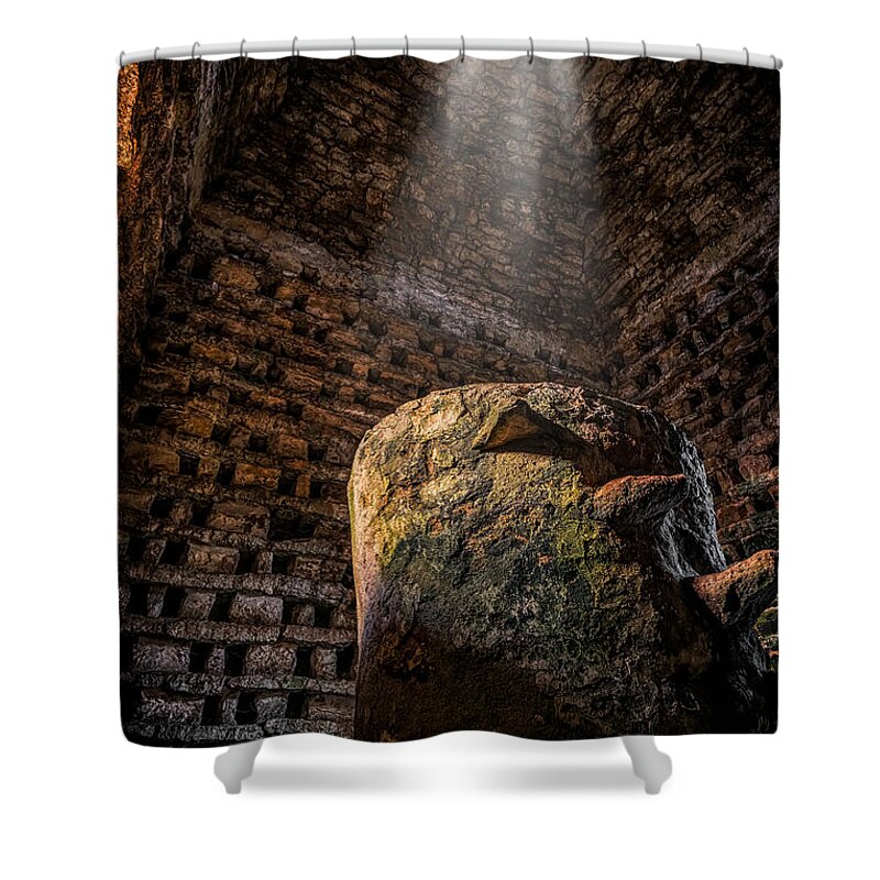 Dovecot Shower Curtain featuring the photograph Ancient Dovecote by Adrian Evans