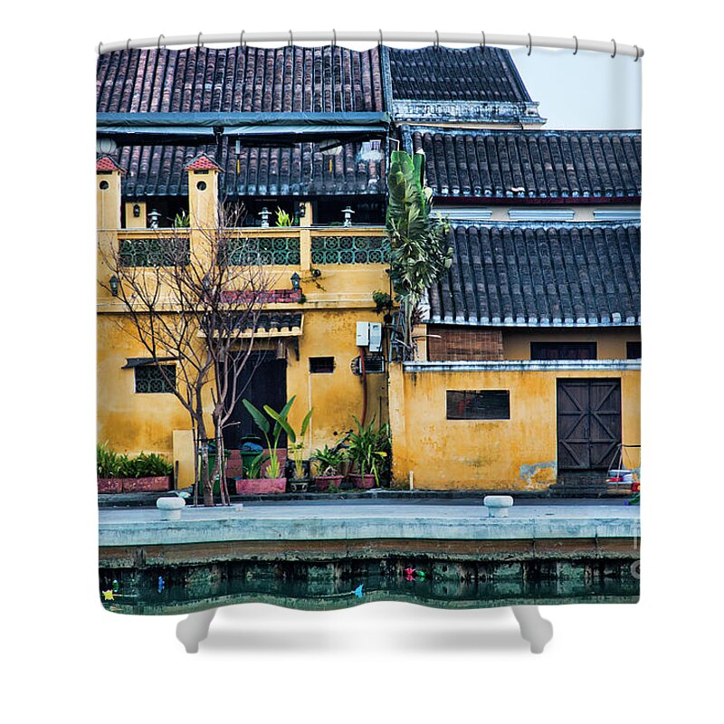 Landscape Shower Curtain featuring the photograph Ancient Town Hoi An by Chuck Kuhn