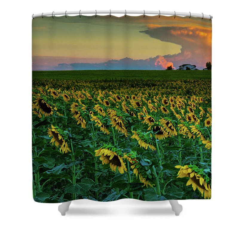 Colorado Shower Curtain featuring the photograph And Then Things Went Nuclear by John De Bord