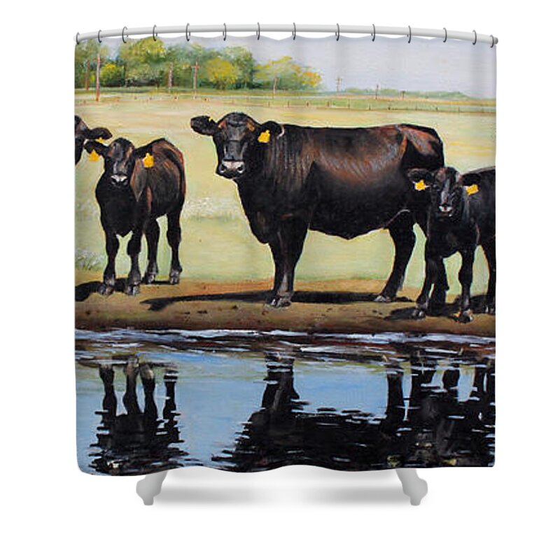 Angus Shower Curtains