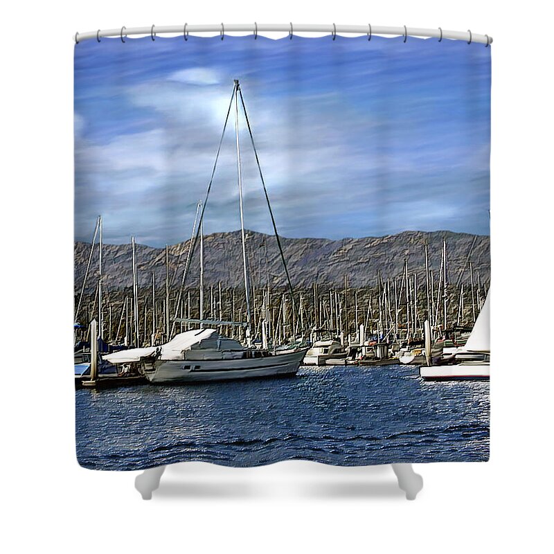 Ocean Shower Curtain featuring the photograph Another sunny day by Kurt Van Wagner