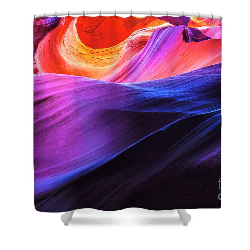 Colorado River Shower Curtain featuring the photograph Antelope Canyon 1 by Felix Lai
