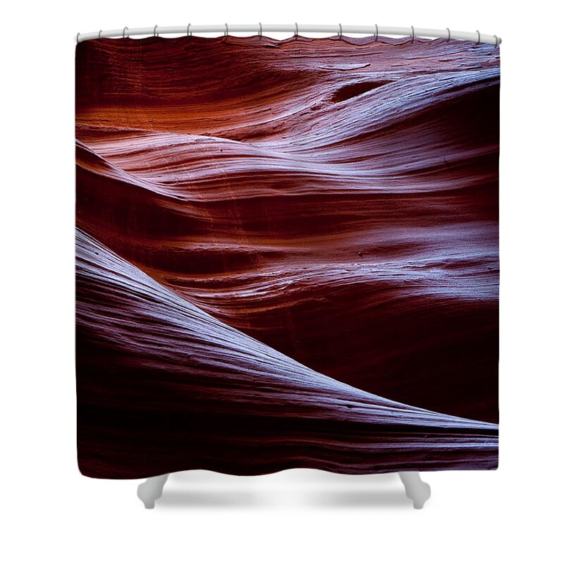 Usa Shower Curtain featuring the photograph Antelope Canyon III by Peter OReilly