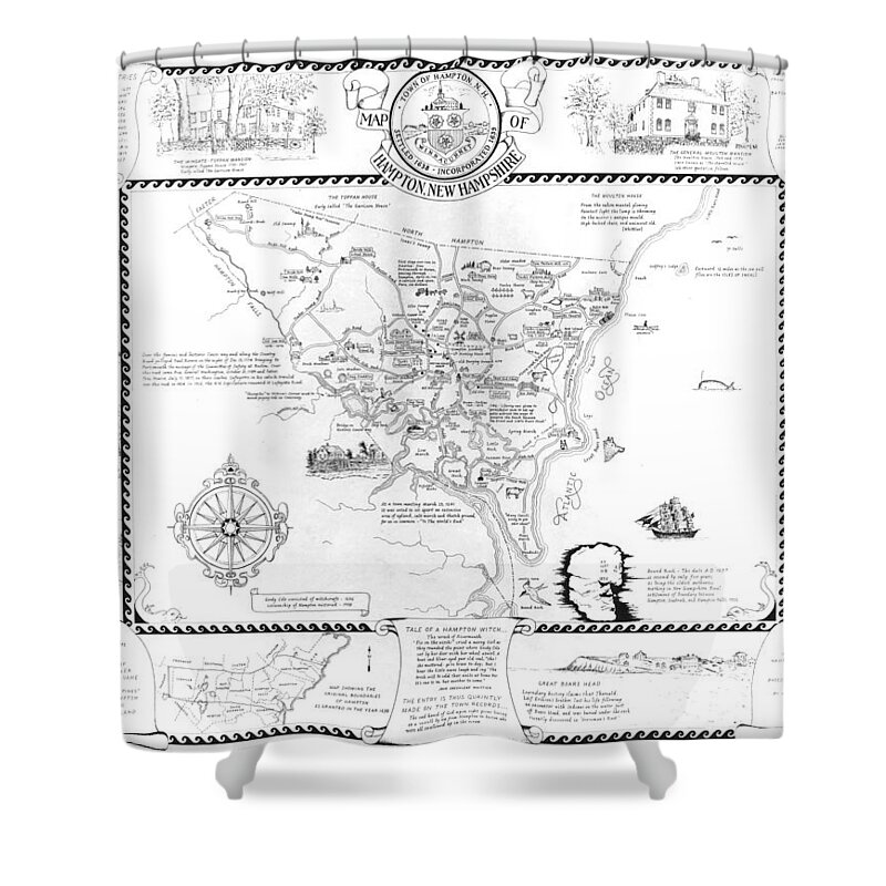 Map Of Canada Shower Curtains