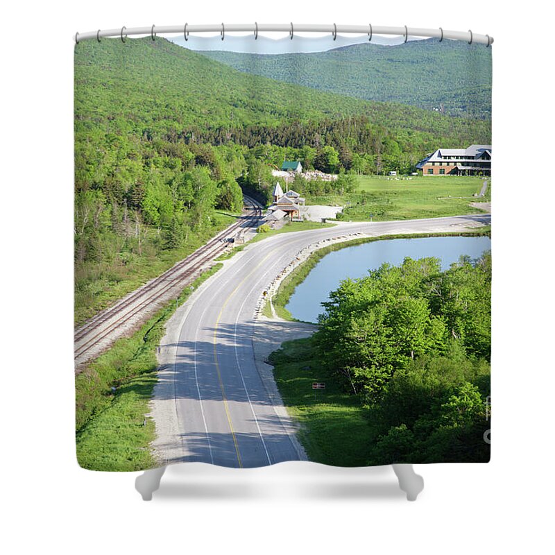 White Mountain National Forest Shower Curtain featuring the photograph Appalachian Mountain Club Highland Center - White Mountains, New Hampshire #1 by Erin Paul Donovan