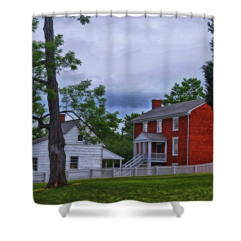 Appomattox Courthouse Shower Curtain featuring the photograph Appomattox Courthouse 003 by George Bostian