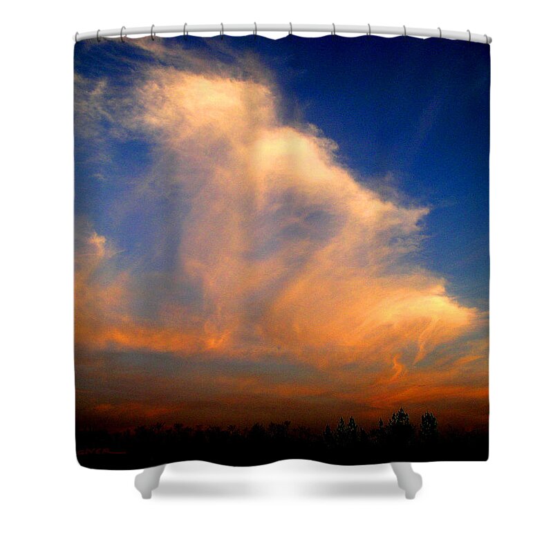 Sky Shower Curtain featuring the photograph Approaching Storm by Pat Wagner