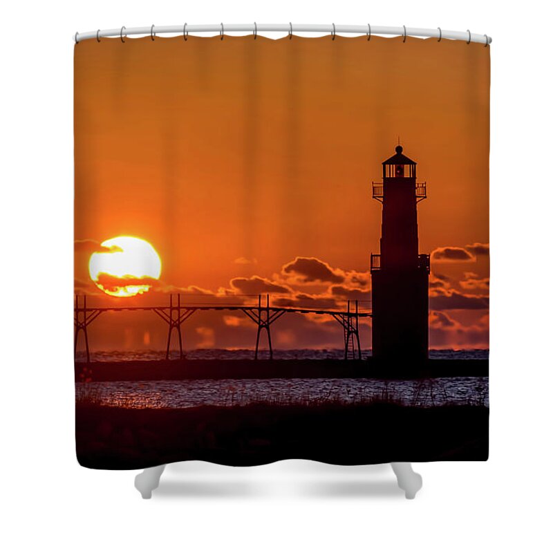 Sunrise Shower Curtain featuring the photograph April Morn by Patti Raine
