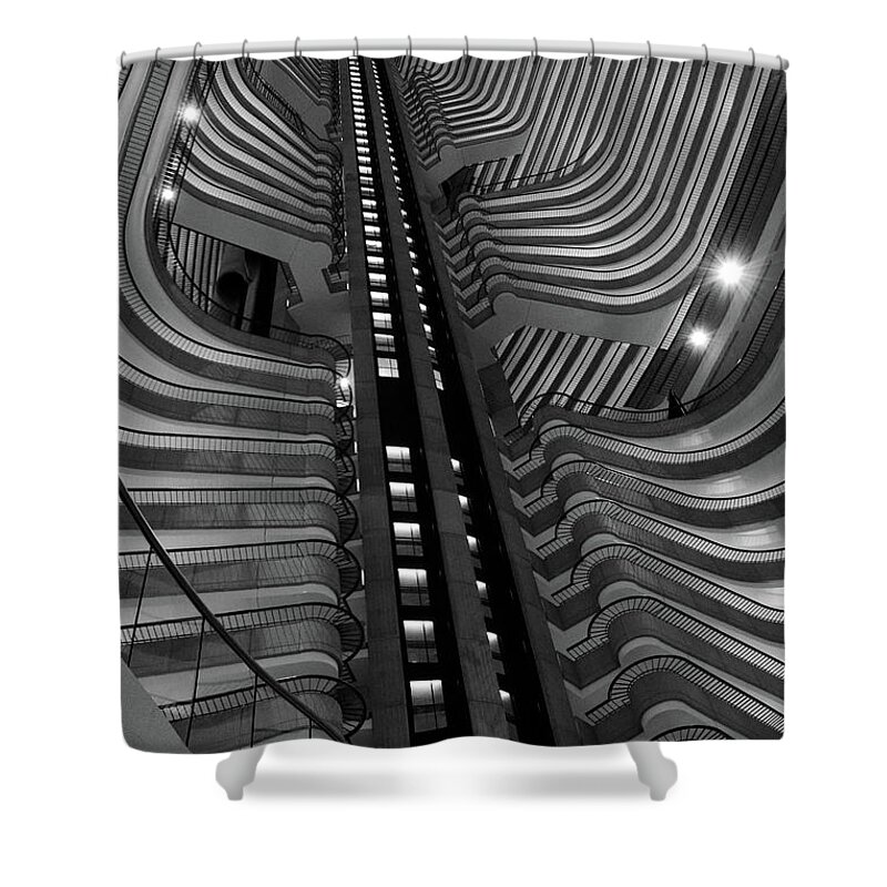 Architecture Shower Curtain featuring the photograph Architectural Beauty by Nicole Lloyd