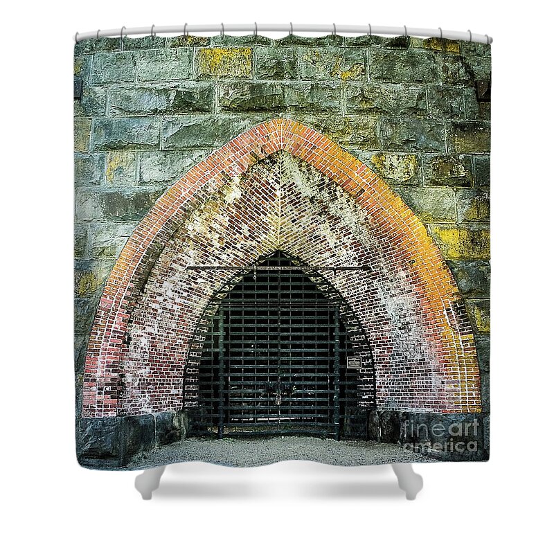 Arches Shower Curtain featuring the photograph Archway by Toni Somes