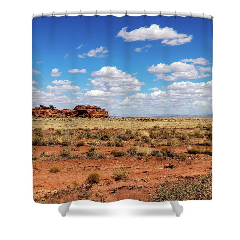 Horizontal Shower Curtain featuring the photograph Arizona by Doug Long
