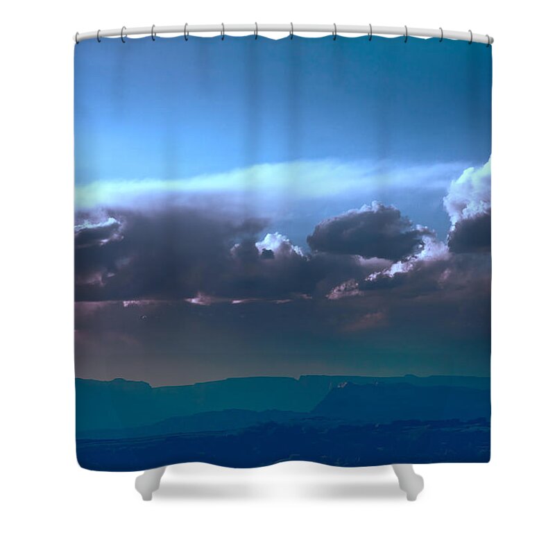 Evie Shower Curtain featuring the photograph Arizona Vistas by Evie Carrier