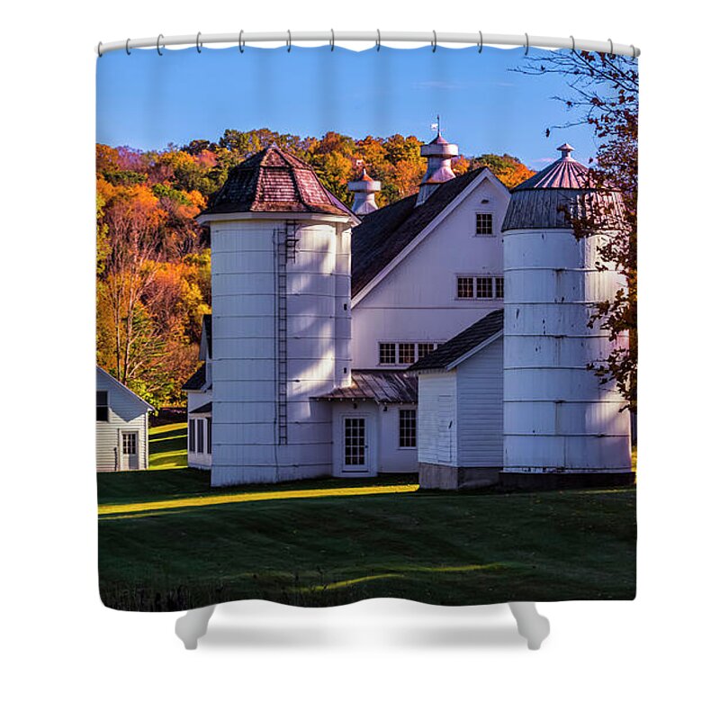 Fall Foliage Shower Curtain featuring the photograph Arlington Vermont by Scenic Vermont Photography