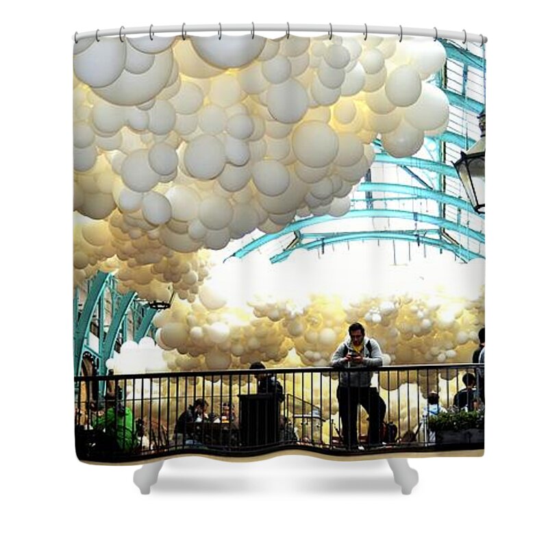 covent Garden Shower Curtain featuring the photograph Around Covent Garden by Nina-Rosa Duddy