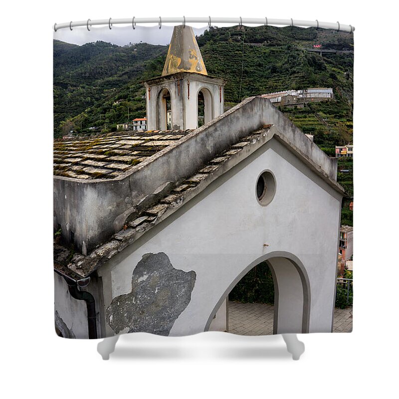 Architecture Shower Curtain featuring the photograph Art and Texture by Weir Here And There