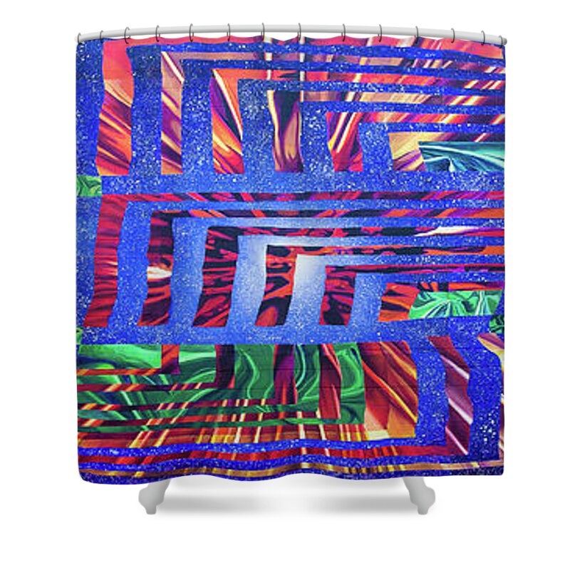 Lake City Shower Curtain featuring the photograph Artfields 2016 Mural by Charles Hite