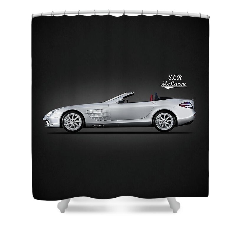 Mercedes Benz Shower Curtain featuring the photograph Mercedes Benz SLR Mclaren by Mark Rogan