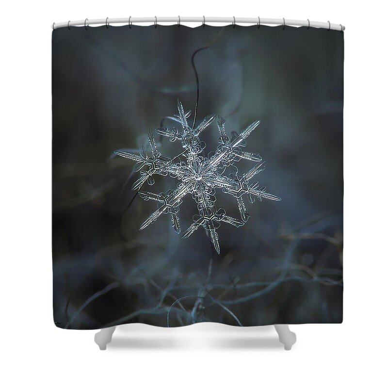 Snowflake Shower Curtain featuring the photograph Rigel, panoramic version by Alexey Kljatov