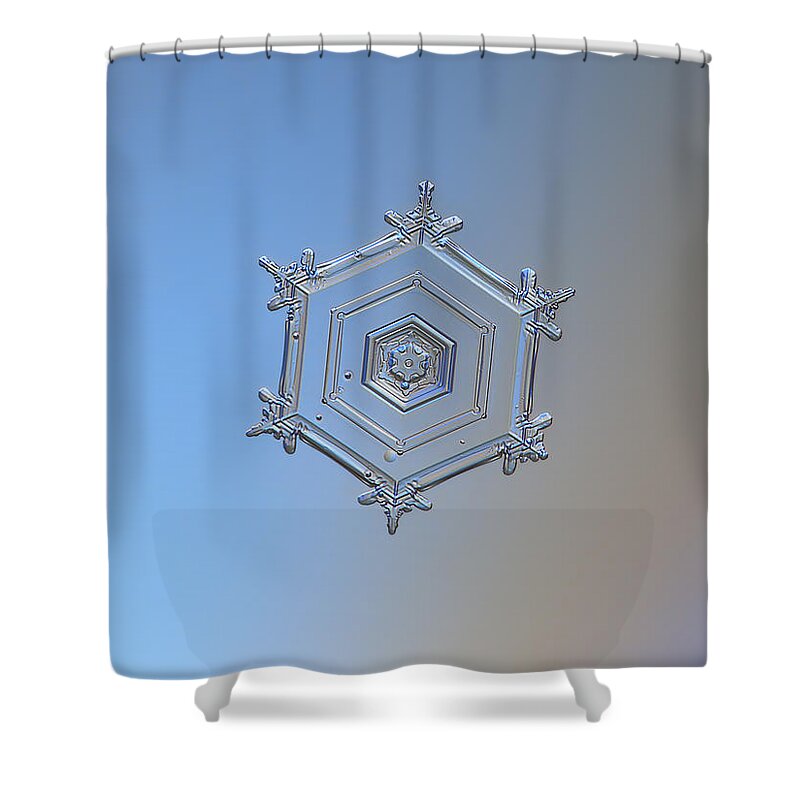Snowflake Shower Curtain featuring the photograph Serenity by Alexey Kljatov