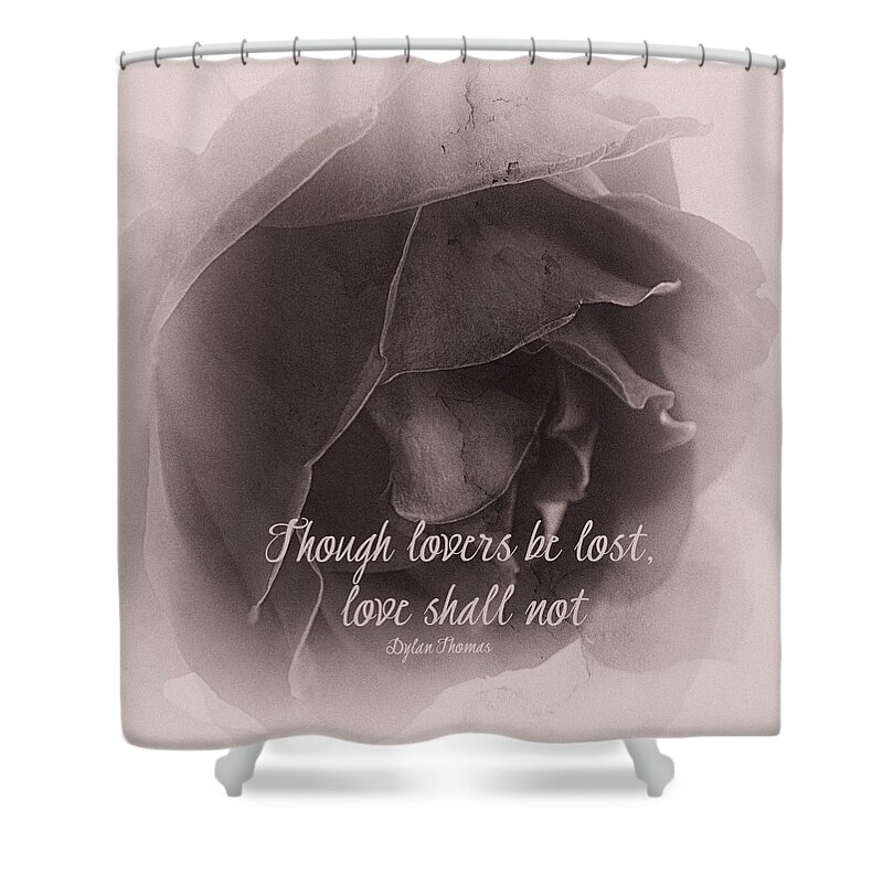 Flower Shower Curtain featuring the photograph Poetic by Linda Lees