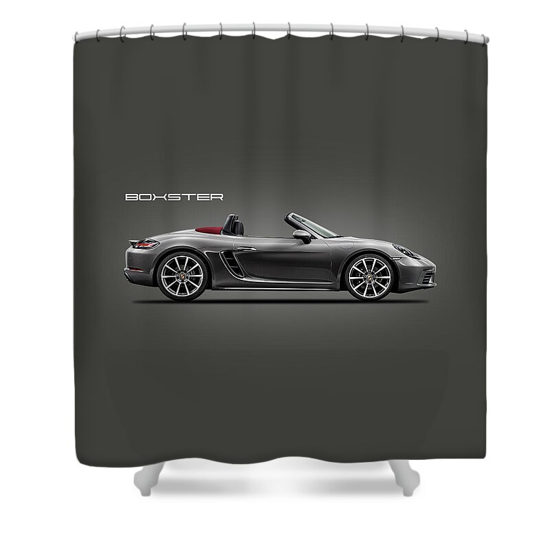 Porsche Boxster Shower Curtain featuring the photograph The Boxster by Mark Rogan