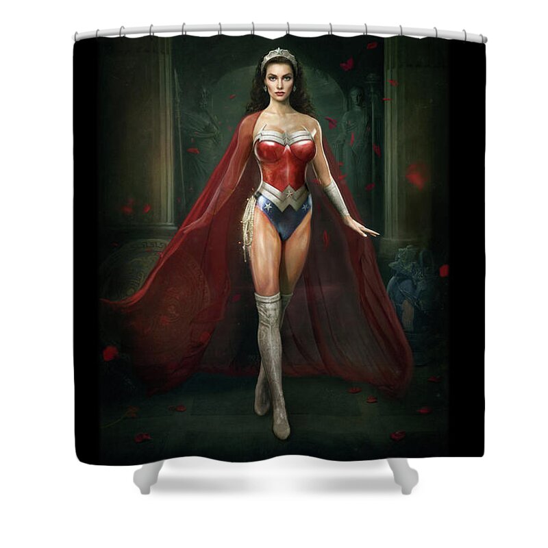 Wonderwoman Shower Curtains
