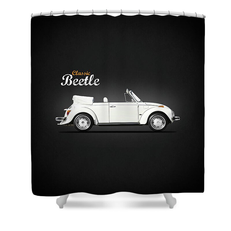 Vw Beetle Shower Curtain featuring the photograph The Classic Beetle by Mark Rogan