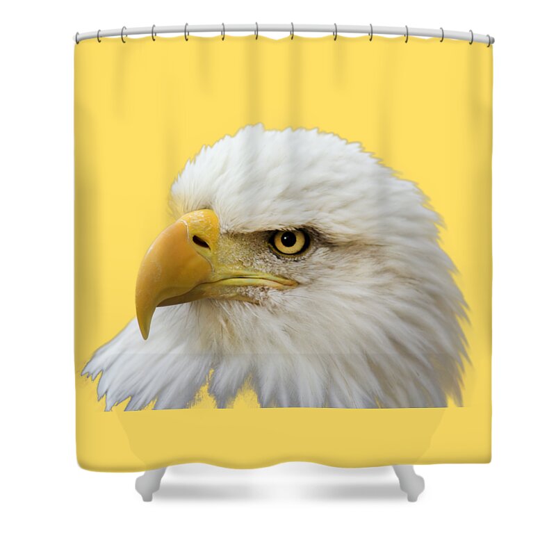 Eagle Shower Curtain featuring the photograph Eagle Eye by Shane Bechler