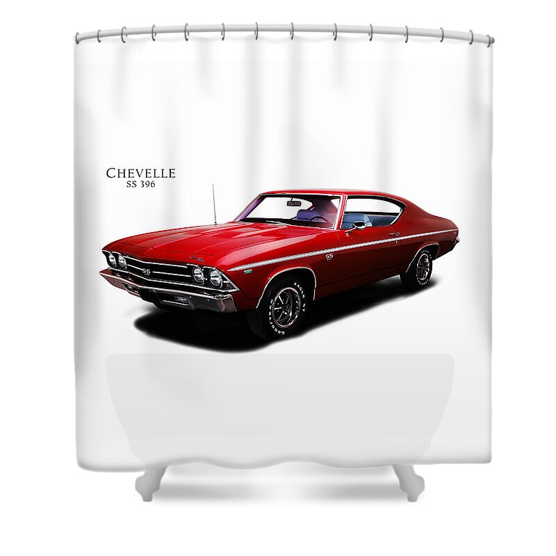 Chevrolet Chevelle Ss 396 Shower Curtain featuring the photograph Chevrolet Chevelle SS 396 by Mark Rogan