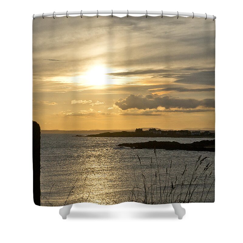 Sunny Evening Shower Curtain featuring the photograph As Grass in the Wind. by Elena Perelman