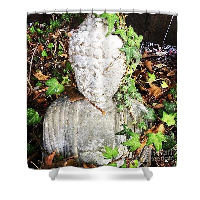 Buddha Shower Curtain featuring the photograph As One by Denise Railey