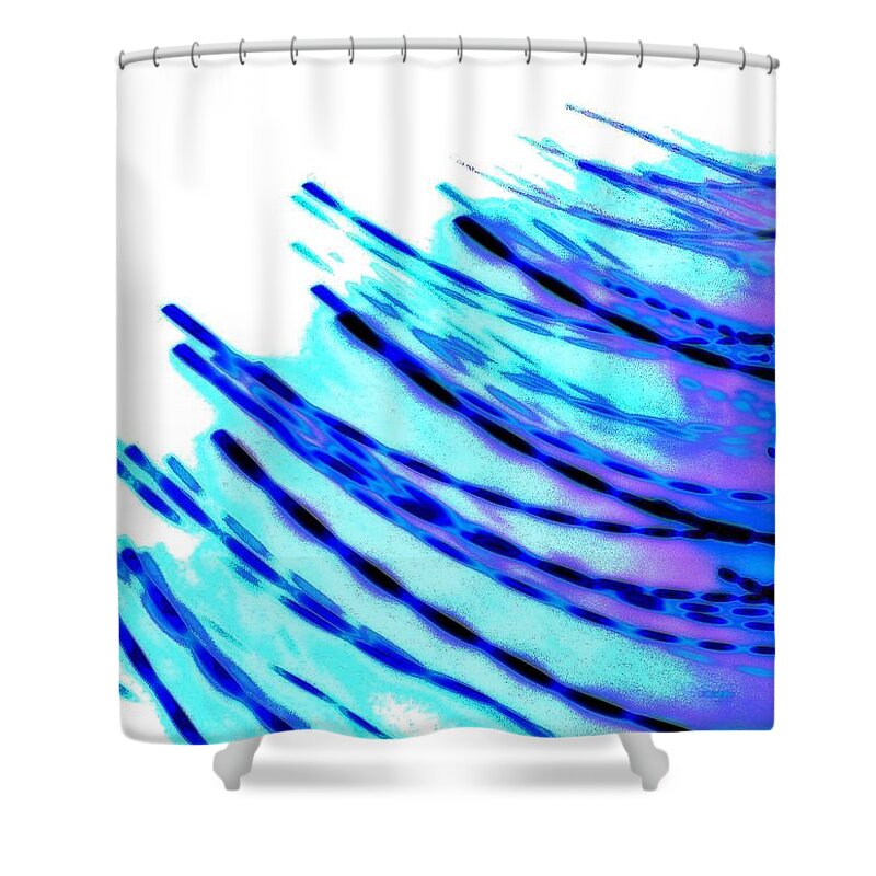 Neon Shower Curtain featuring the photograph Ascension by Andy Rhodes