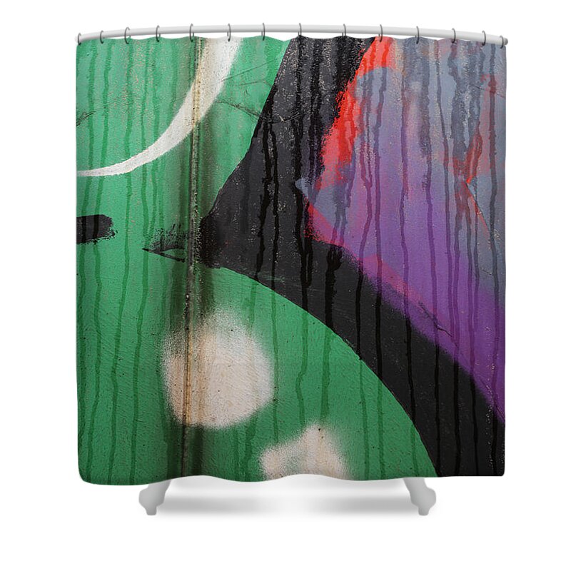 Abstract Shower Curtain featuring the photograph Asking Clown by J C