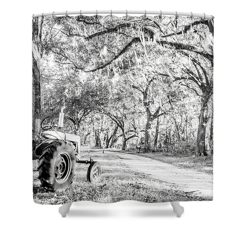 At The Ranch Shower Curtain featuring the photograph At the Ranch by Kathy Paynter
