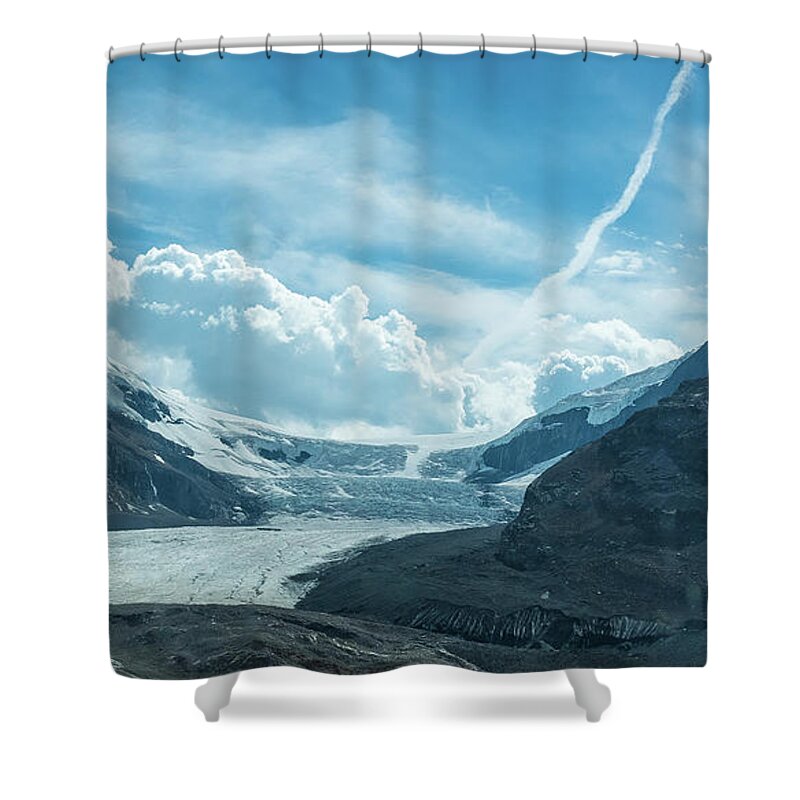 Athabasca Glacier Shower Curtain featuring the photograph Athabasca Glacier by Bianca Nadeau