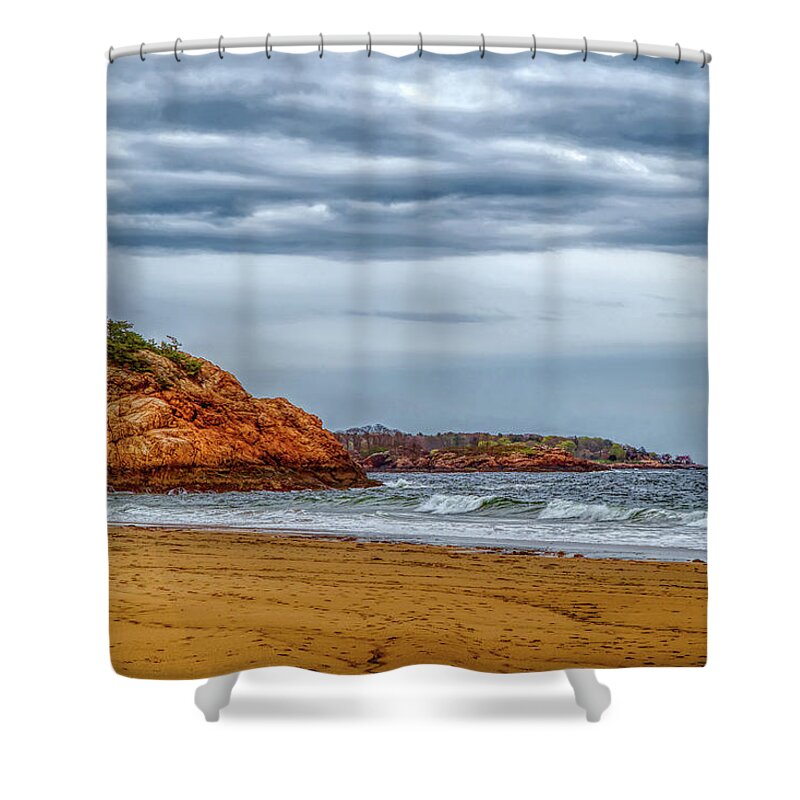 Atlantic Ocean Shower Curtain featuring the photograph Atlantic ocean 2 by Lilia S