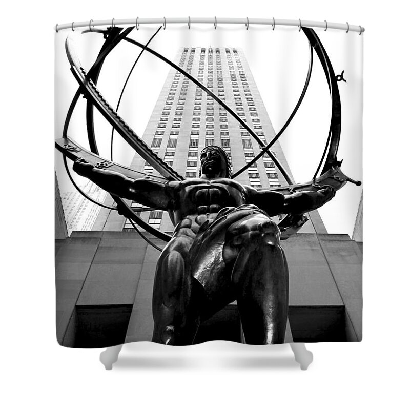 Atlas Shower Curtain featuring the photograph Atlas by Mitch Cat