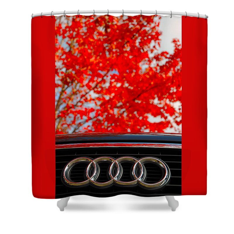 Audi Shower Curtain featuring the photograph Audi by Dragan Kudjerski