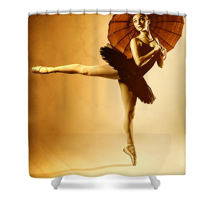 Dance Shower Curtain featuring the photograph Audrey Would 4 by Monte Arnold