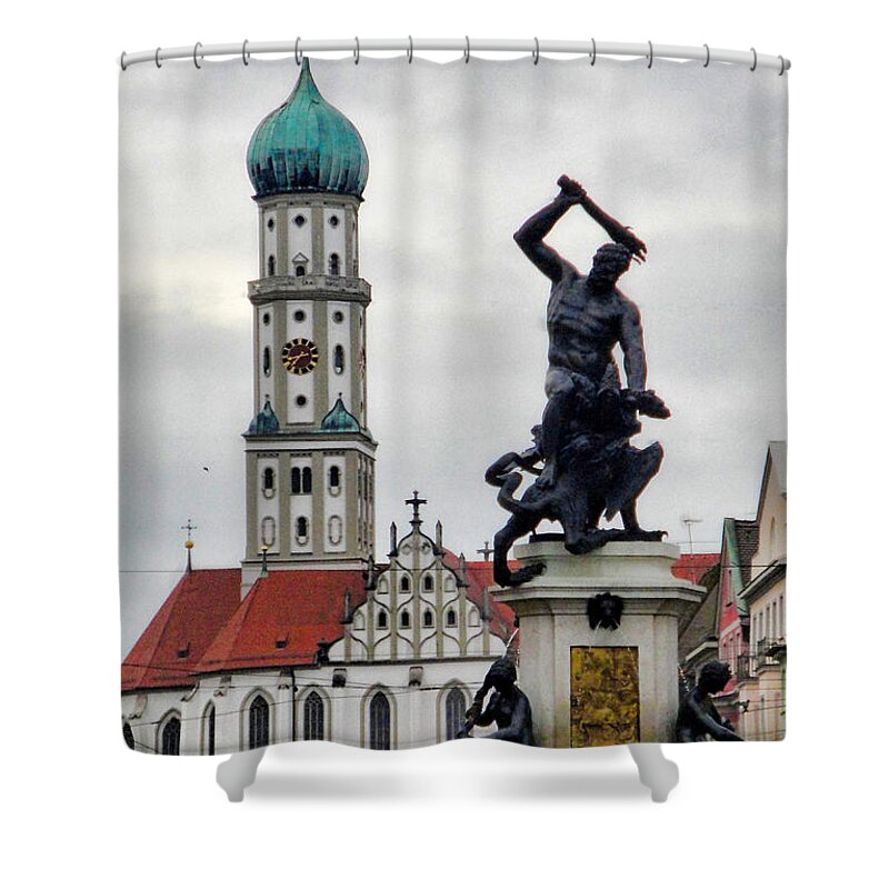 Augsburg Shower Curtain featuring the photograph Augsburg Study 18 by Robert Meyers-Lussier
