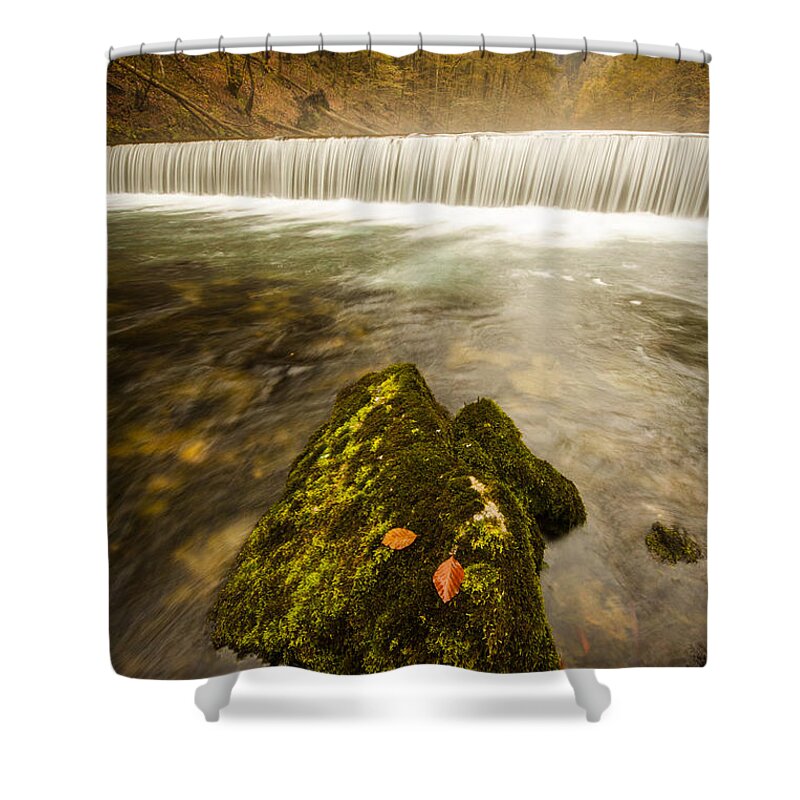 Landscape Shower Curtain featuring the photograph Autumn in Croatia by Davorin Mance