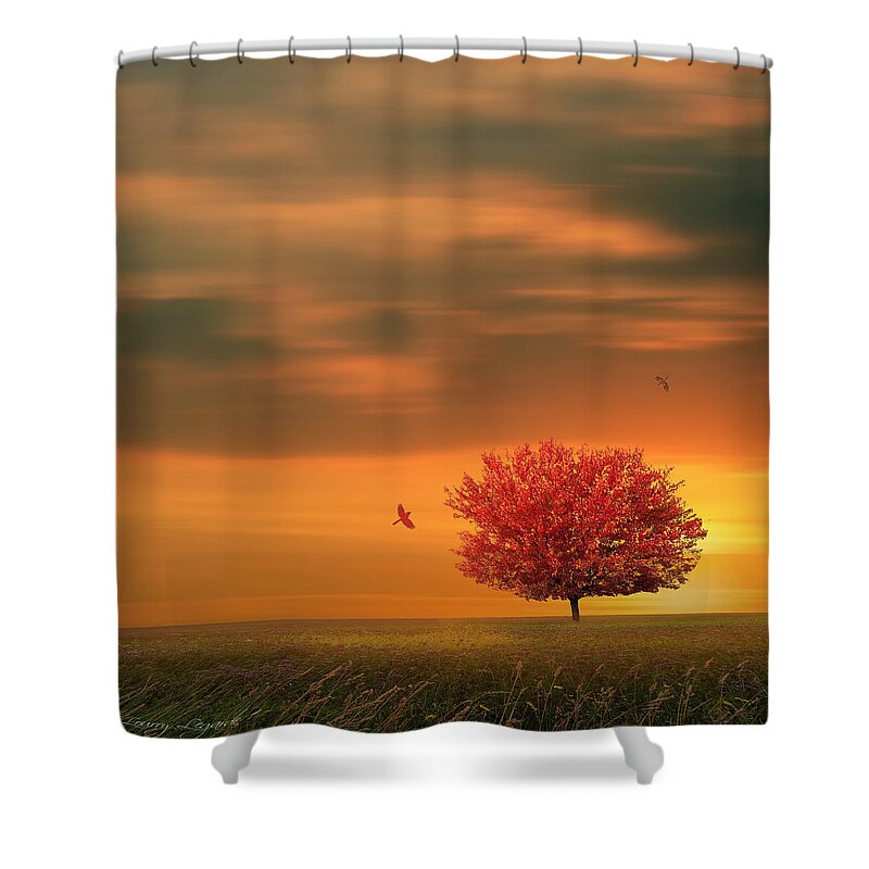 Four Seasons Shower Curtain featuring the photograph Autumn by Lourry Legarde
