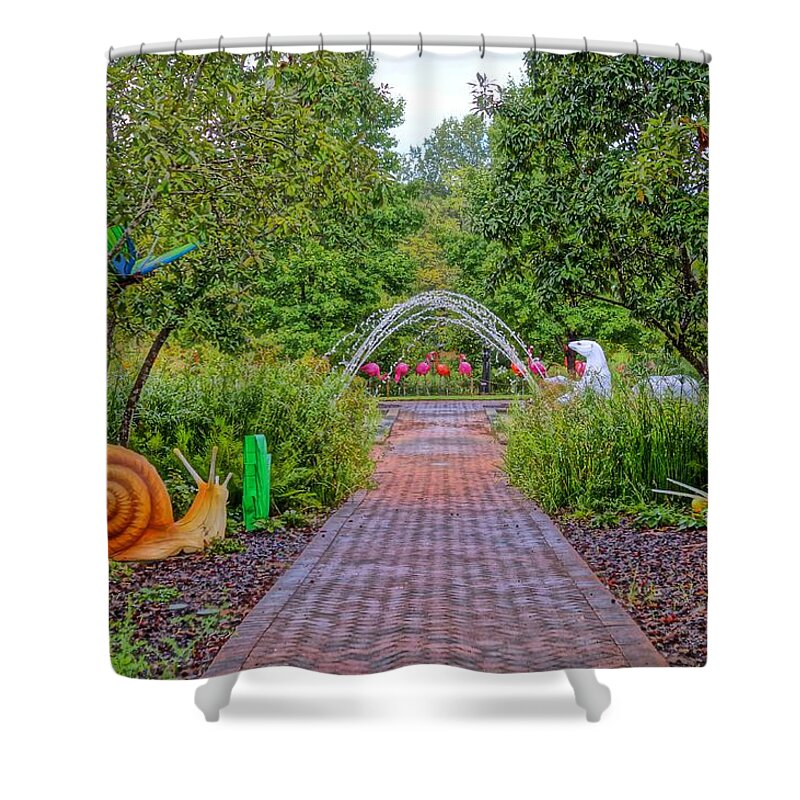  Shower Curtain featuring the photograph Avenue of Dreams 6 by Rodney Lee Williams