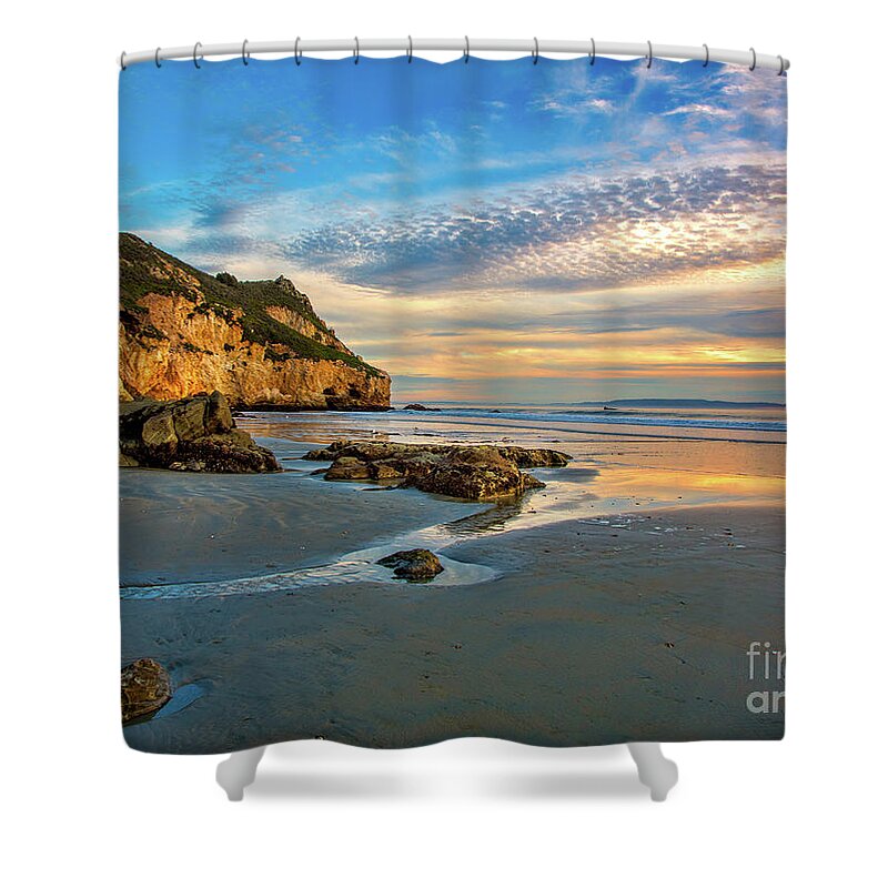 Sunset Shower Curtain featuring the photograph Avila Sunset by Mimi Ditchie
