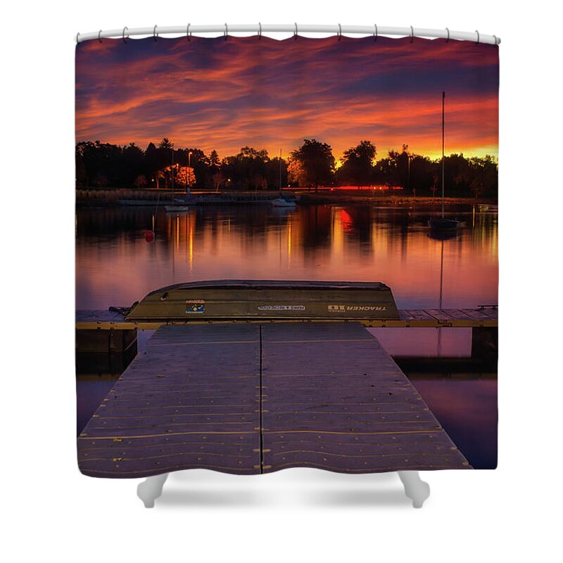 Front Range Shower Curtain featuring the photograph Awaiting by John De Bord
