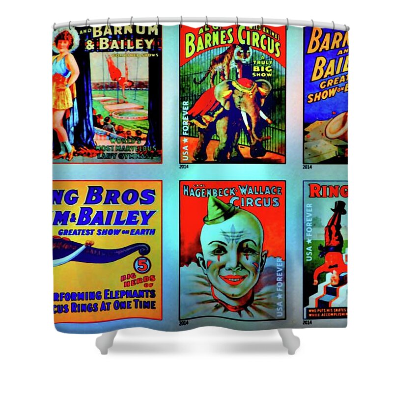 Circus Shower Curtain featuring the photograph Baby Cried The Day The Circus Came To Town by William Rockwell